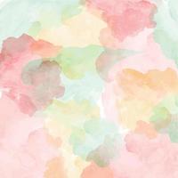 Pastel watercolor background in colored cool tones. Vector
