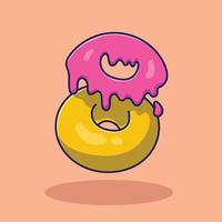 vector de ilustración de donut