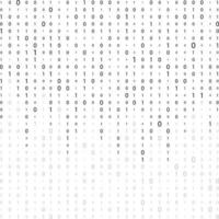 Matrix. Binary background. Matrix effect with falling numbers. Digital data stream. binary code. vector