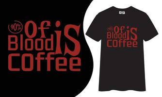 Coffee t shirt design vector