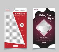 New arrival fashion sale offer square banner design template post for web post, web ads, web banner post vector