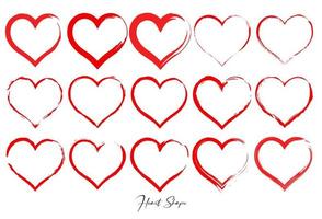 Line Heart Shape Vector