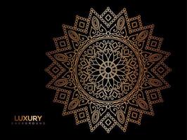 Luxury mandala background, decorative background with an elegant mandala design vector