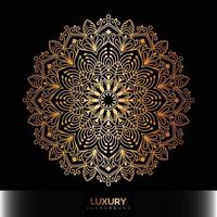 Luxury mandala background, decorative background with an elegant mandala design vector