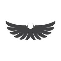 Wing icon logo design illustration vector