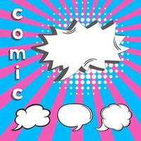 Comic speech bubble icon Vector Image. Eps10 Vector