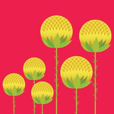 Abstract art botanical background vector. Luxury wallpaper design with leaf, flower, and tree packaging and prints.