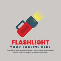 Flashlight vector image