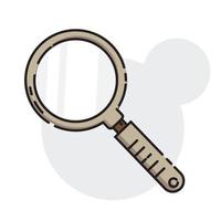 simple and nice magnifying glass vector design. vector illustrator eps 10