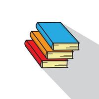 stack of books vector illustration. Stack of books. Book composition