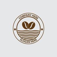 coffee shop logo emblem vector