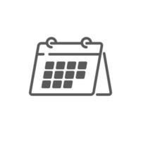 vector illustration of flat design calendar icon