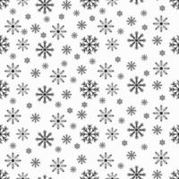 Seamless pattern with snowflakes. Christmas background. Vector illustration.