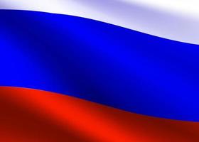 Russian flag, tricolor. Banner in white, red, and blue colors. Vector. vector