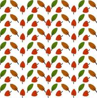 Leaves wallpaper, illustration, vector on white background.