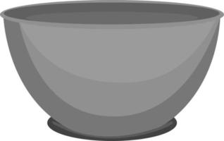 Big bowl, illustration, vector on white background