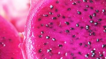 fruta pitaya close-up video