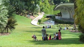 Freilichtbühne im Botanischen Garten von Singapur