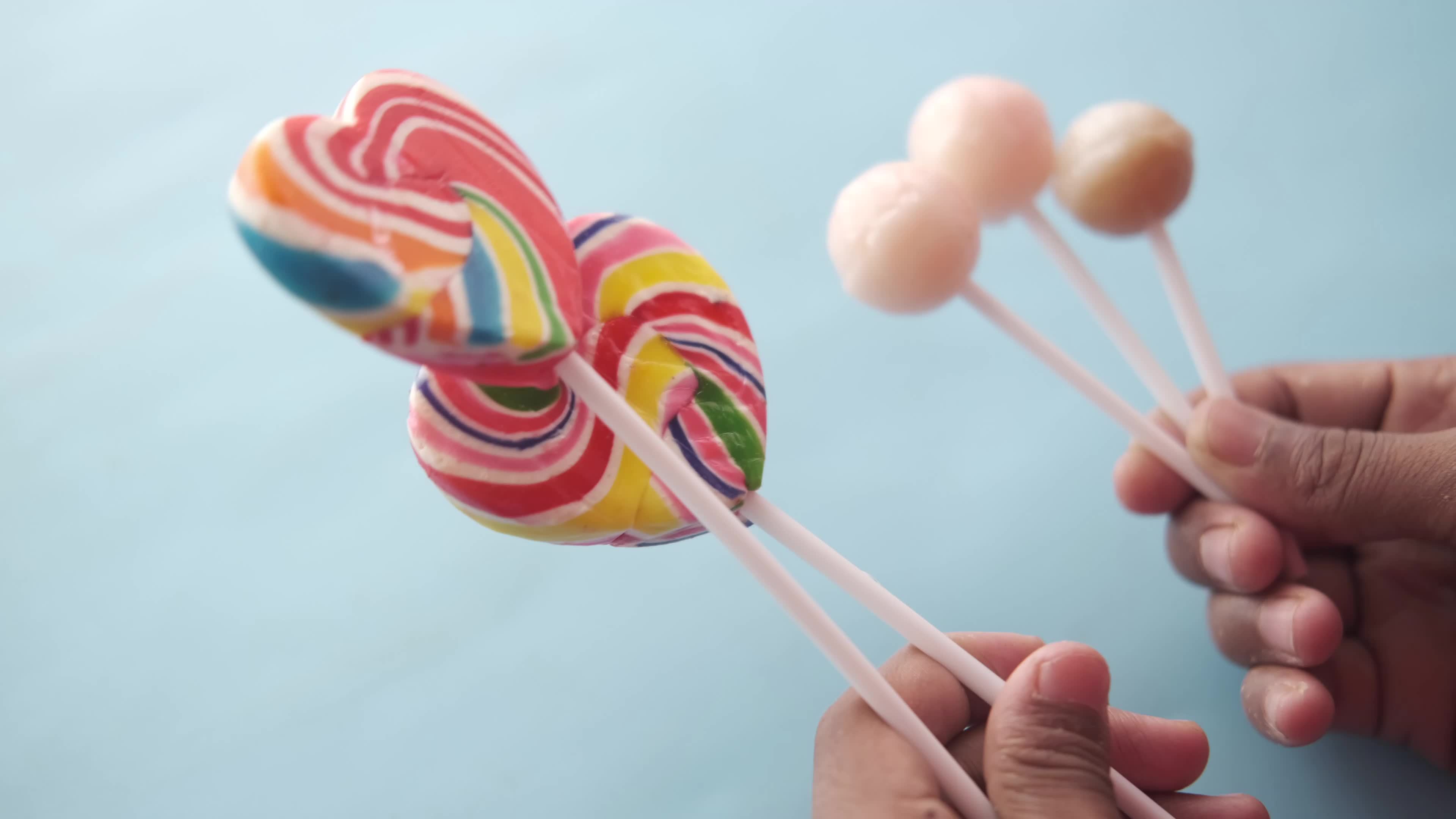 Different kinds of lollipop 13571537 Stock Video at Vecteezy