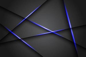 abstract light blue black space frame layout design tech triangle concept gray background. eps10 vector