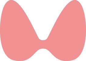 Simple Pink bra, illustration, vector, on a white background. vector