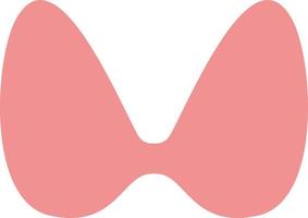 Simple Pink bra, illustration, vector, on a white background. vector