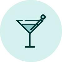 Travel coctail, illustration, vector on a white background.