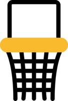 Basketaball score, illustration, vector on a white background.
