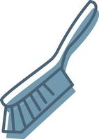 Cleaning brush, illustration, vector on a white background.