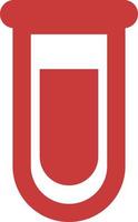 Blood container, illustration, vector on a white background.