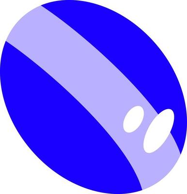 Purple round candy, illustration, vector on a white background.