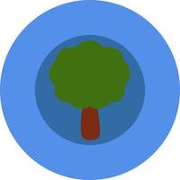 Farming tree, illustration, vector on a white background.