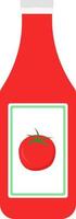 Cartoon tomato sauce vector