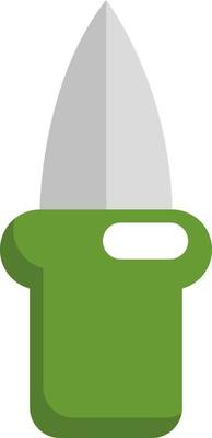 Halloween knife, illustration, vector, on a white background.