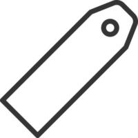 Shopping label, illustration, vector on a white background.