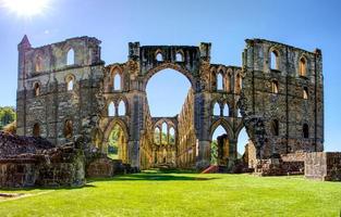 Abbey ruins in North York moors national Park photo