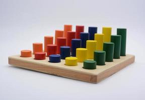 Childrens wooden puzzle photo