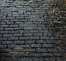 Old brick road photo