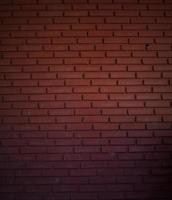 Red brick background photo