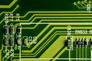 Macro of circuit board photo