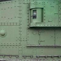 Abstract green industrial metal textured background with rivets and bolts photo