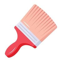 Premium flat icon design of paintbrush vector
