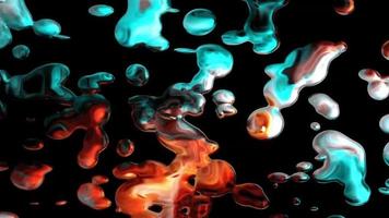 Abstract Liquid Background Digital Rendering video