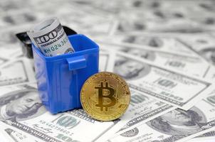 Senseless and thoughtless cash waste in the form of investments in cryptocurrency photo