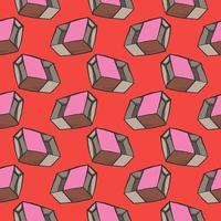 Match box ,seamless pattern on red background. vector