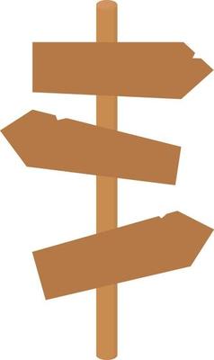 Road sign, illustration, vector on white background.