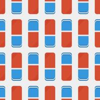 Eraser pattern, illustration, vector on white background.