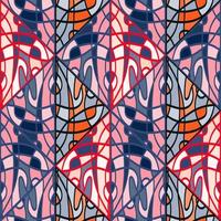elegante mosaico de líneas de patrones sin fisuras. ornamento vintage abstracto decorativo. vector