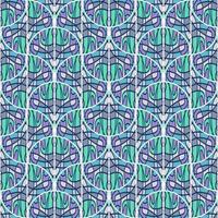 Seamless pattern in the form of a mosaic in retro style. Decorative abstract vintage ornament. vector