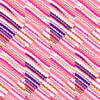 líneas de croquis dibujadas a mano papel tapiz sin fin en estilo garabato. origen étnico de onda decorativa. patrón abstracto sin costuras a rayas en zigzag. vector